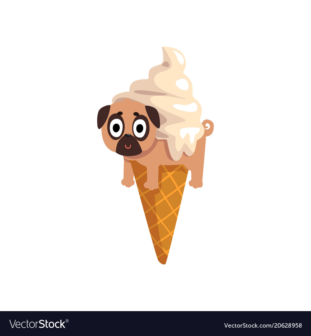 cute-funny-pug-dog-character-inside-ice-cream-cone-vector-20628958